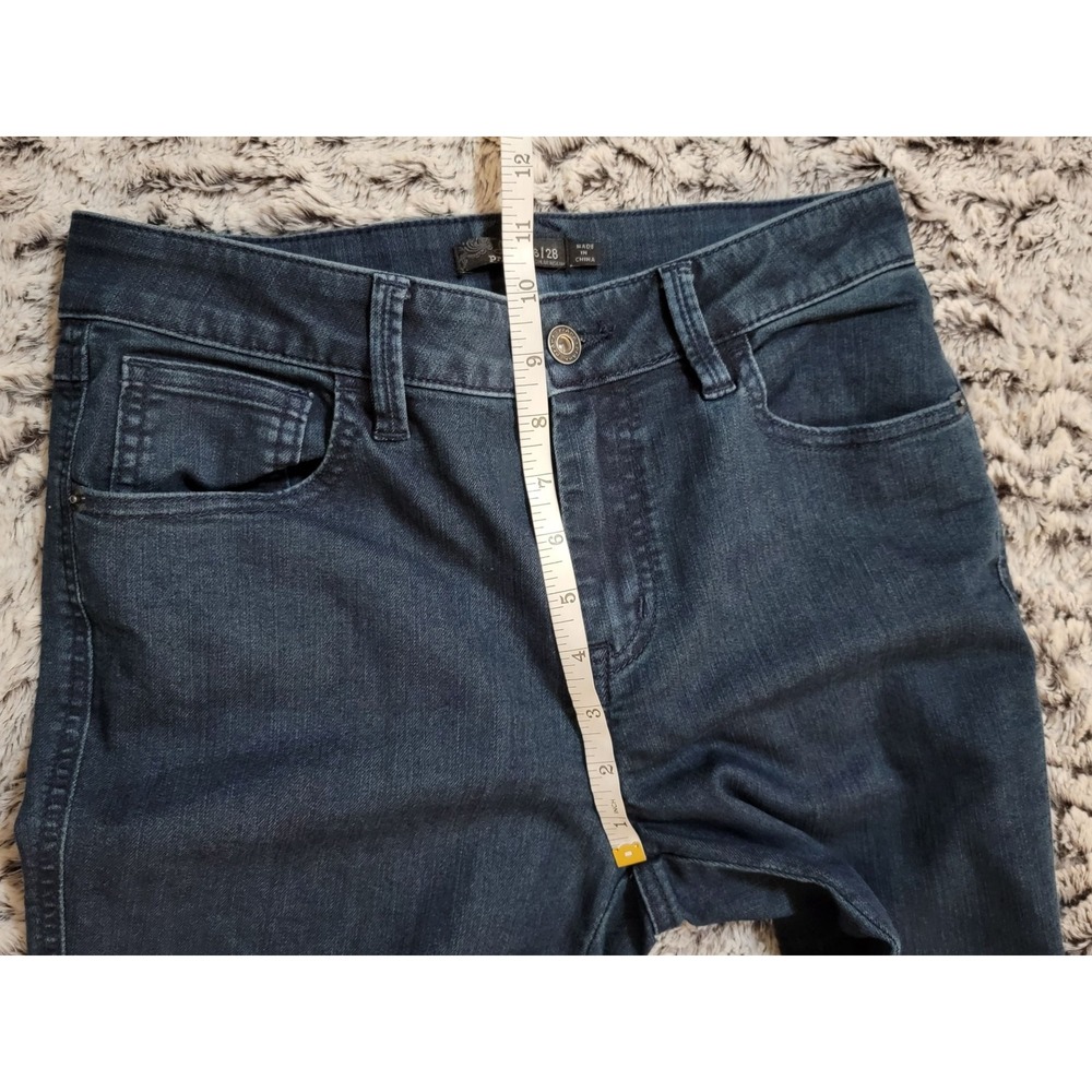 prAna Women's Size 6 28 Dark Wash‎ Denim Skinny Jeans Regular Inseam - Picture 6 of 7
